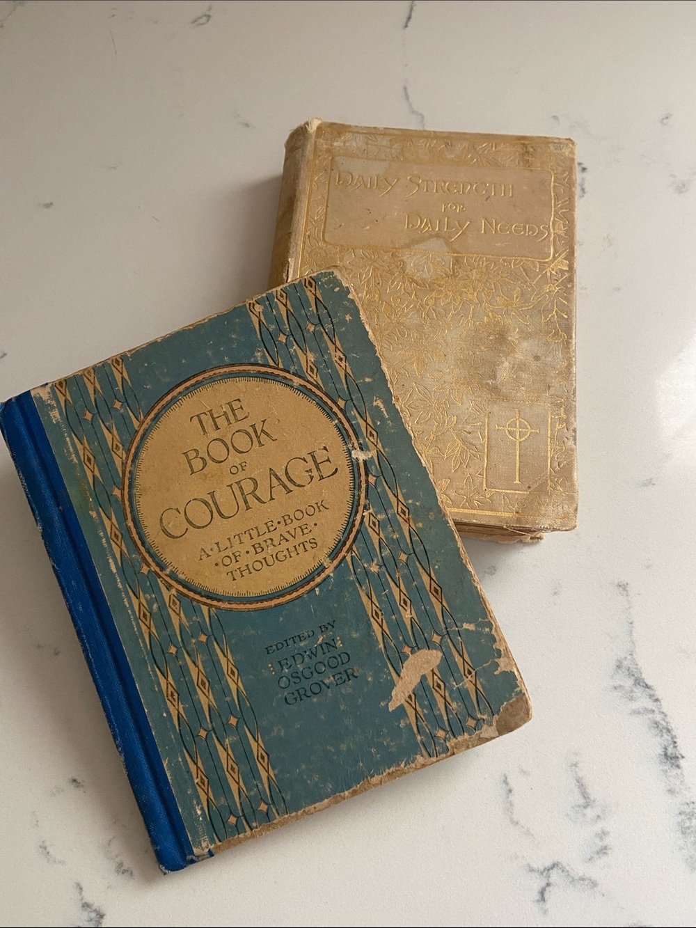Antique Small Pocket Devotional Book Lot 1892 & 1924 Gift Books